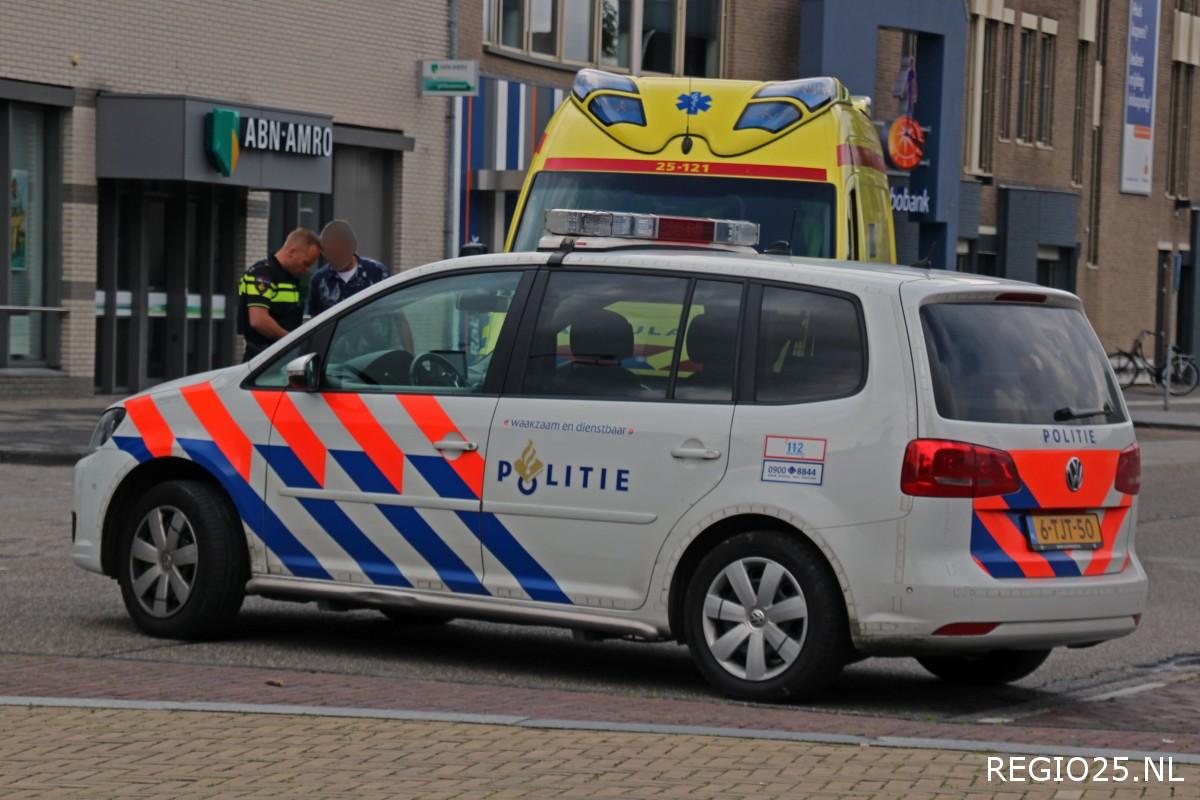 Fietser gewond na ongelukkige val