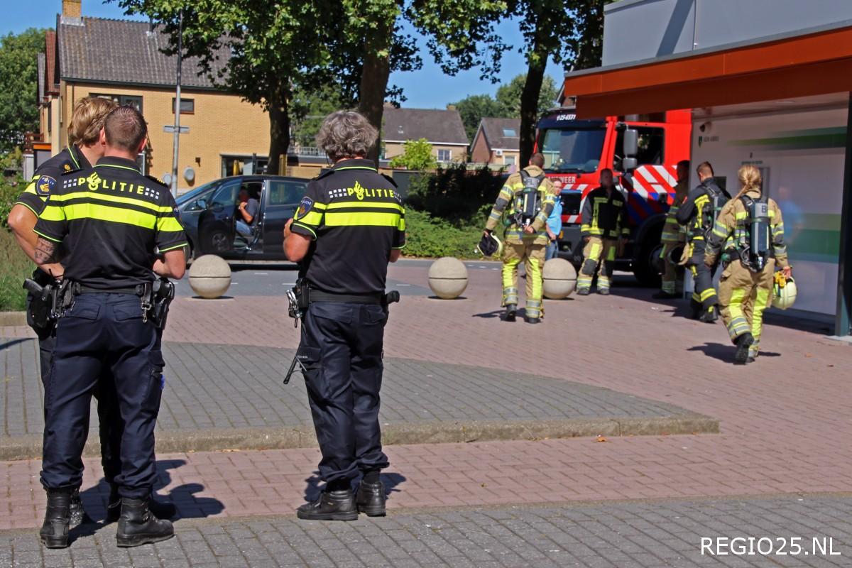 Gaslekkage in kantoorpand De Akkers