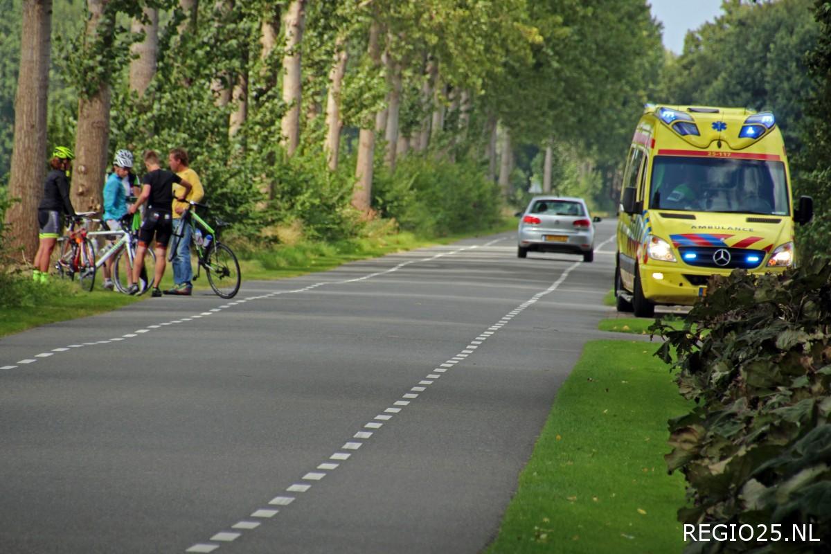 Wielrenner gewond op Abtsweg