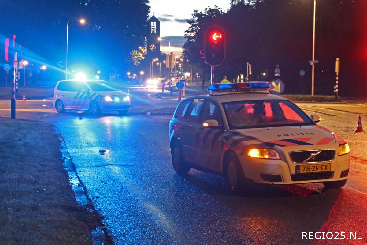 Voetgangster gewond na aanrijding met politieauto