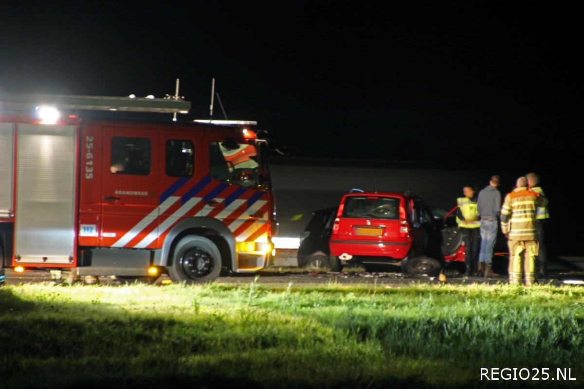 A6 afgesloten vanwege aanrijding met drie auto’s