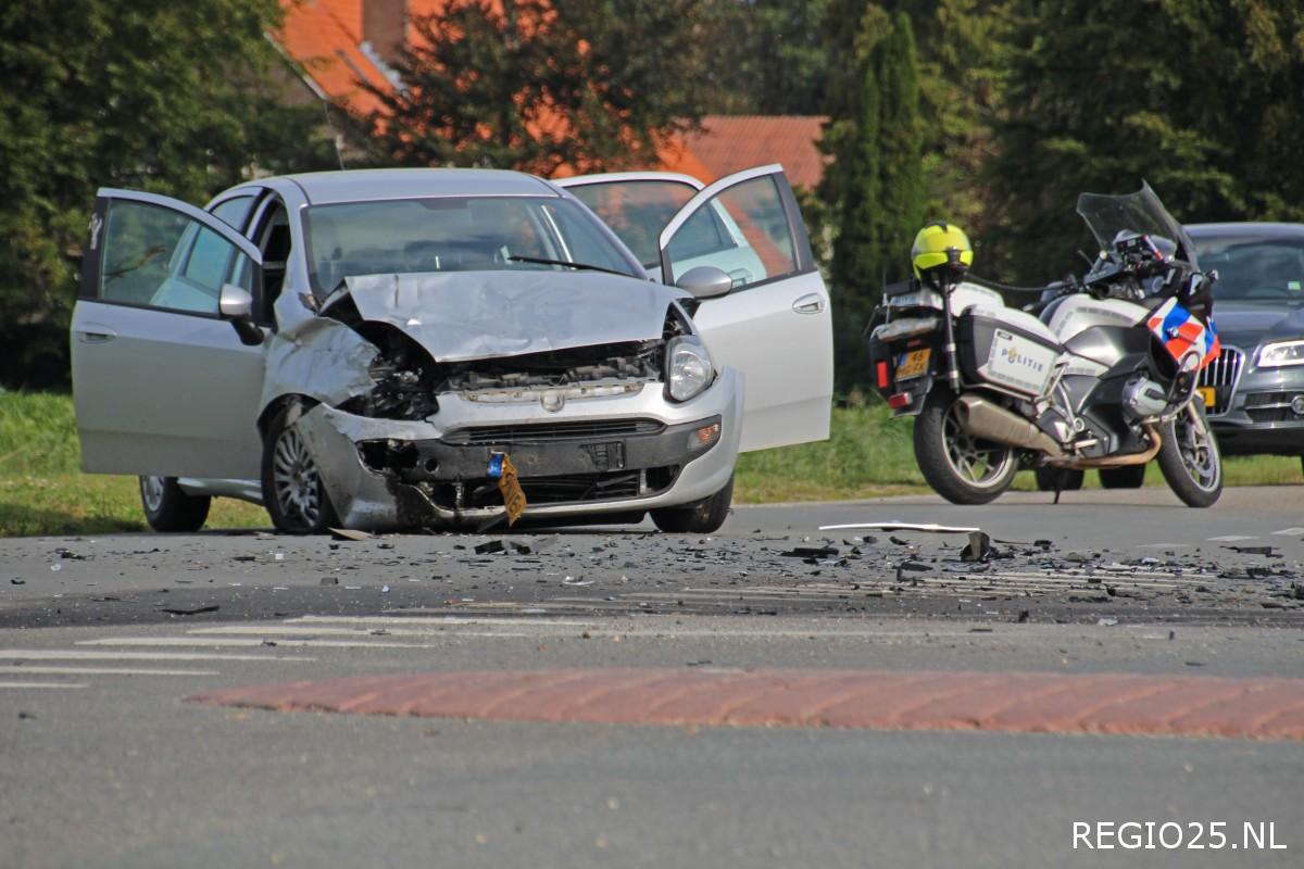 Frontale aanrijding op Sloefweg