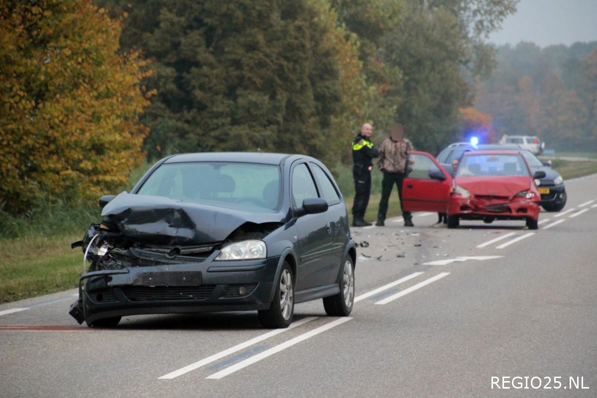 Forse kop-staart botsing op Espelerweg