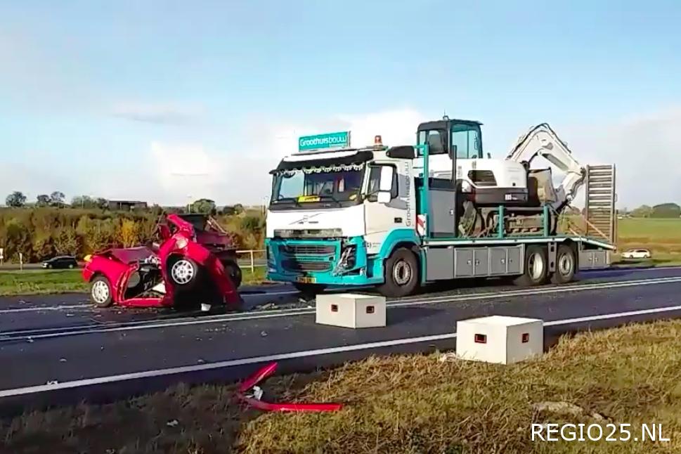 Urkse zwaargewond bij ongeluk N50