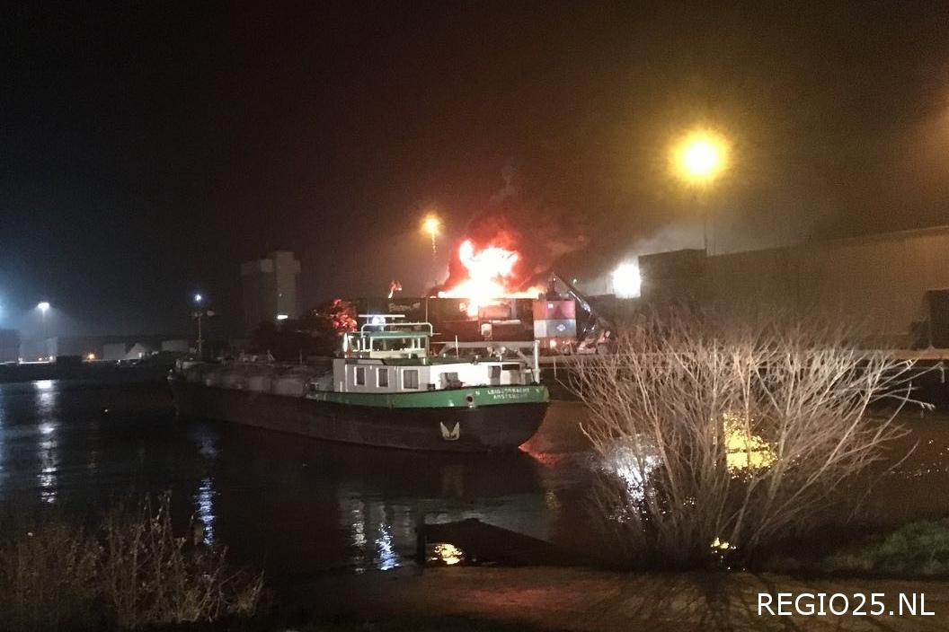 NL-Alert vanwege grote brand Kampen