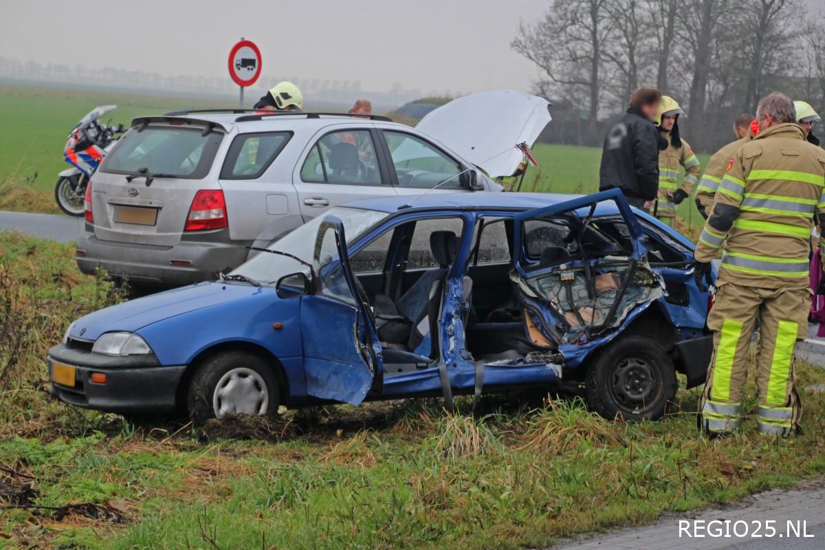 Gewonde bij aanrijding Lemsterweg