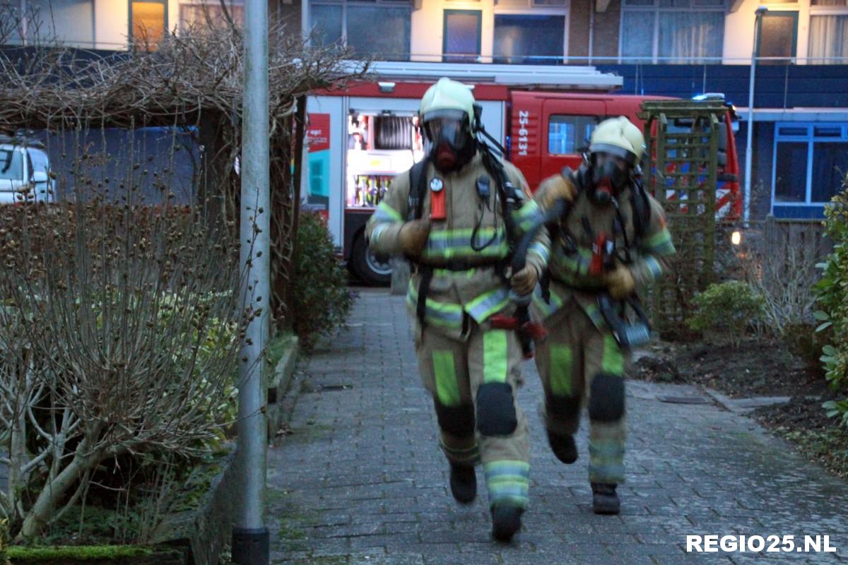 Brandje in keuken van woning