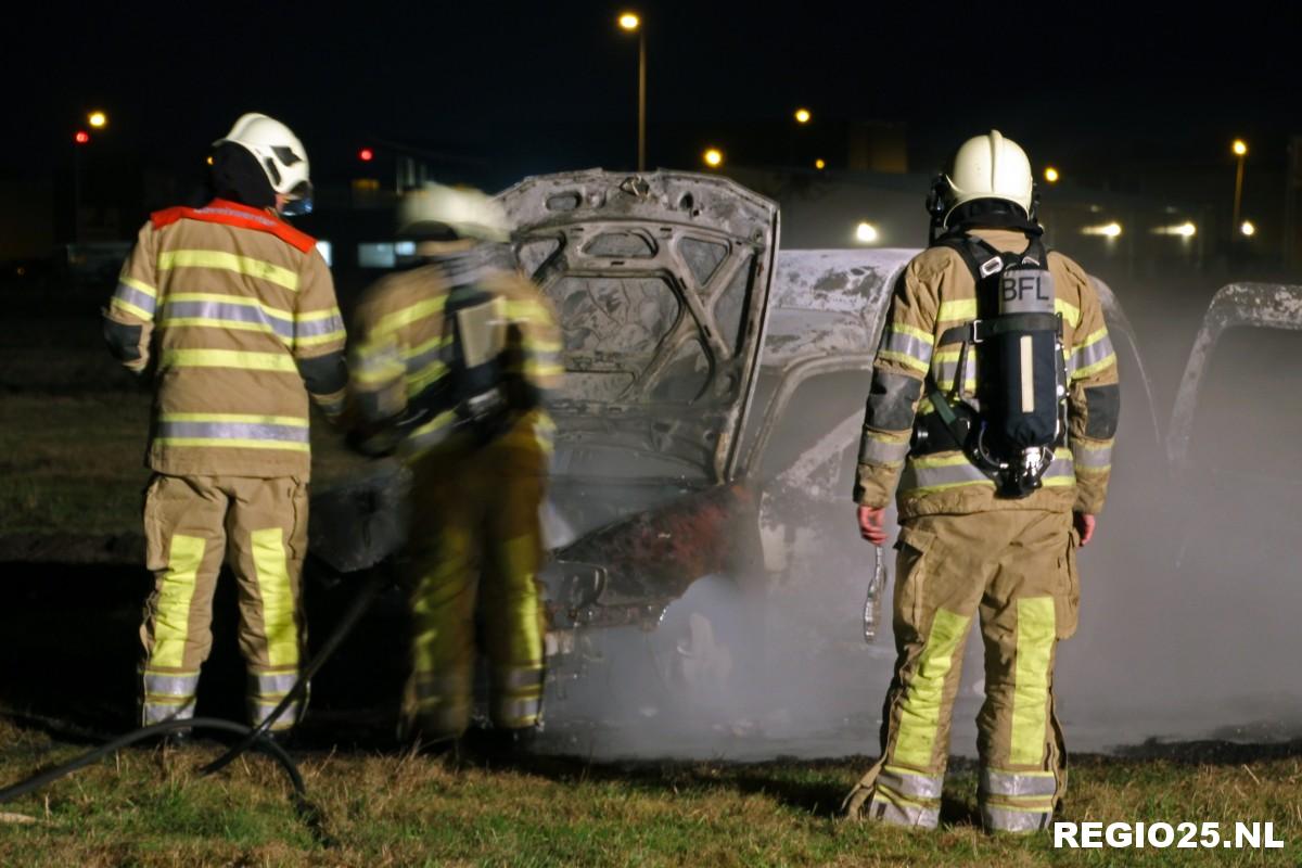 Bestelauto uitgebrand aan Malzwin