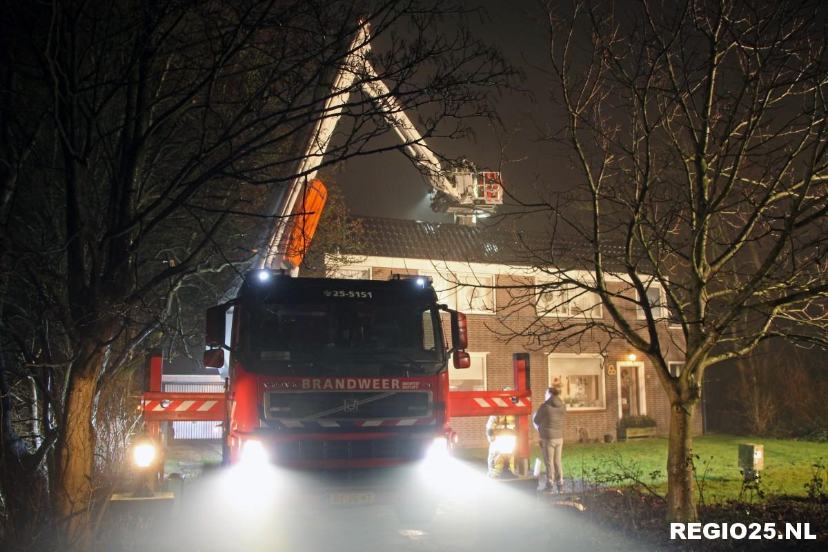 Schoorsteenbrand aan Han Stijkelweg