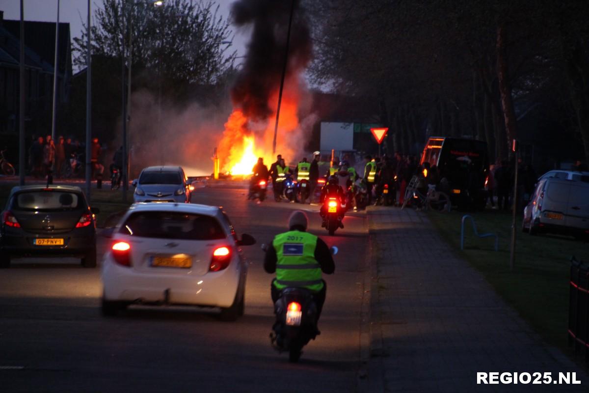 Beslag op auto’s van brandstichters Koningsnacht