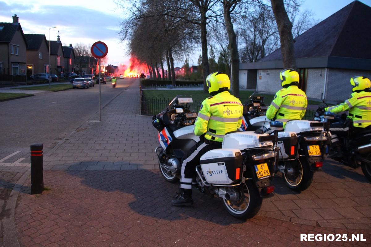 Drukke nacht voor brandweer Urk