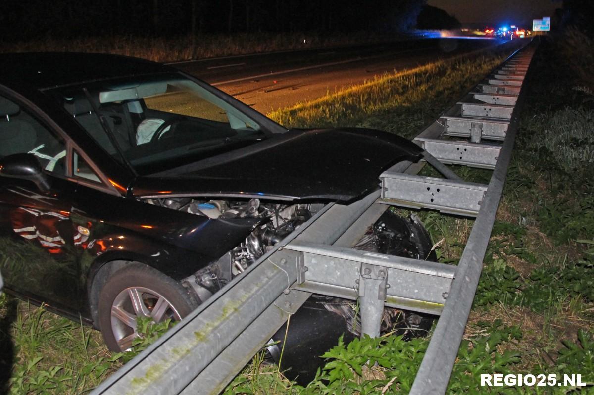 Veel schade bij ongeval op A6