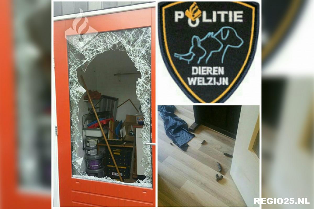 Politie redt verwaarloosde huisdieren