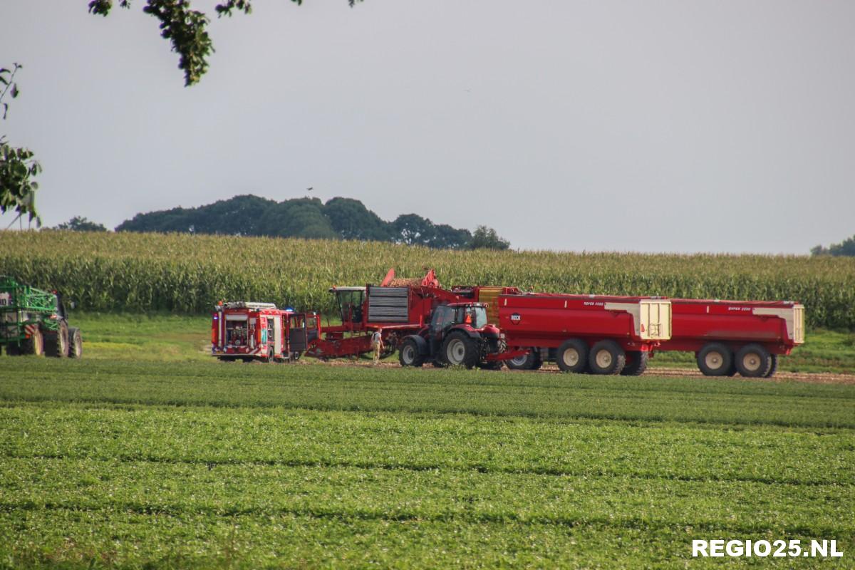 Kleine brand in rooier snel geblust