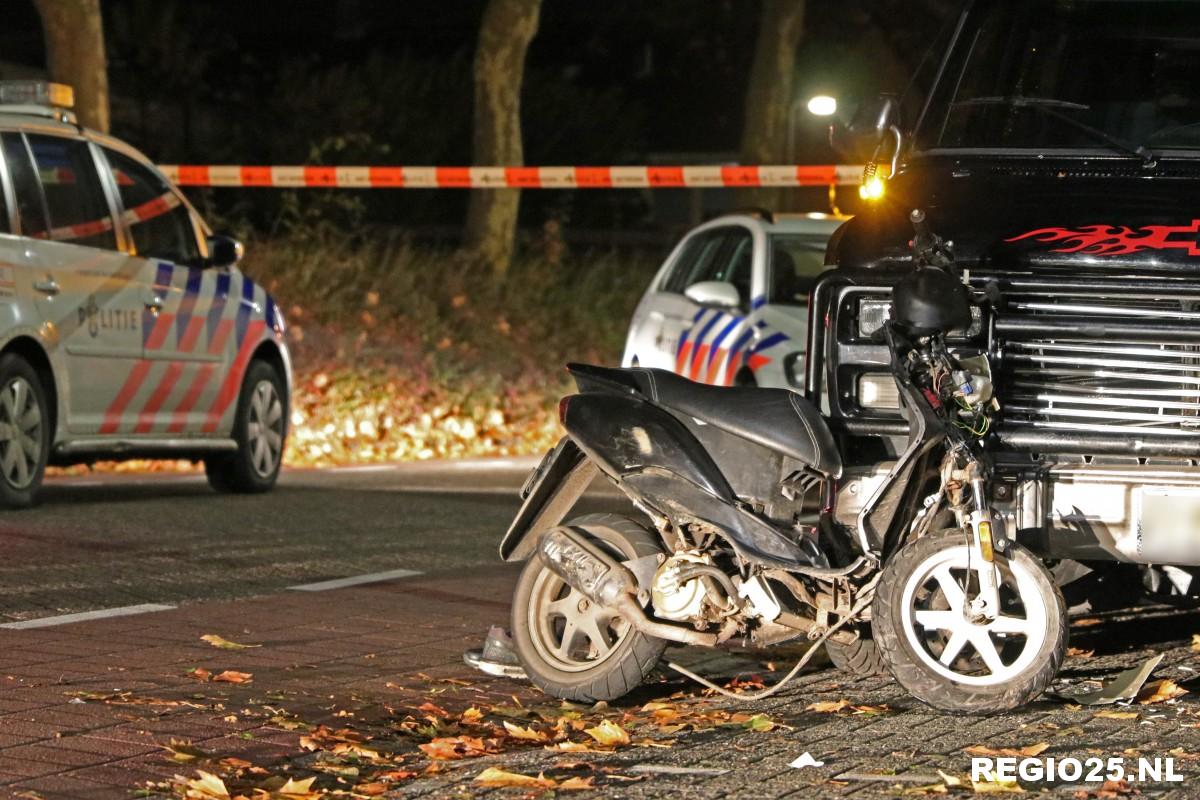 Ernstig ongeval met scooterrijder