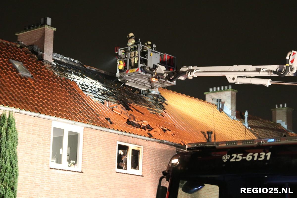 Opnieuw brand in rijtjeswoning