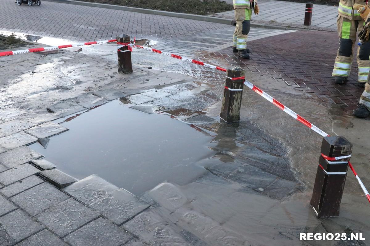 Sinkhole door breuk in waterleiding