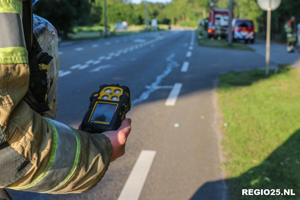 Espelerweg afgesloten door gaslek