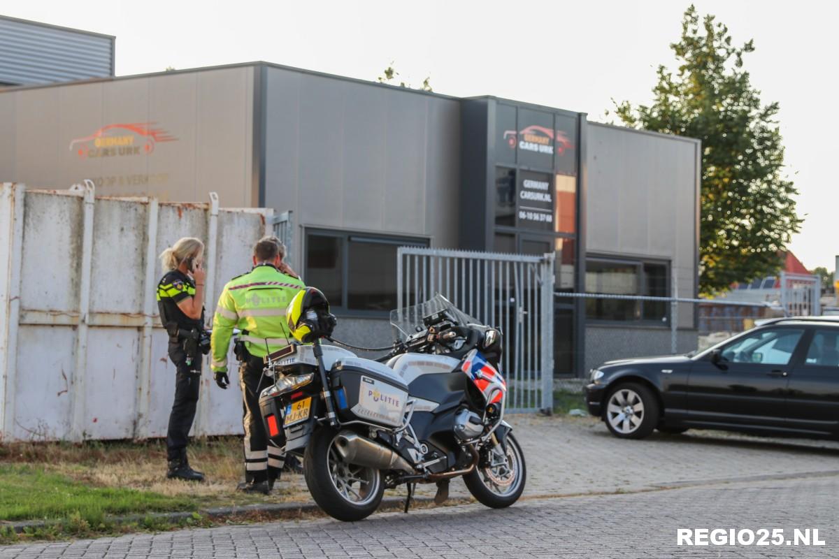 Mislukte overval bij autobedrijf