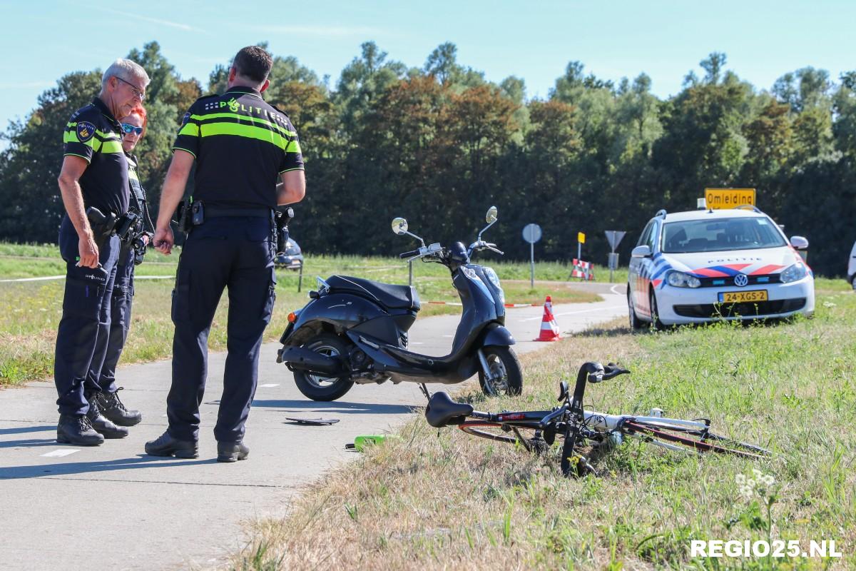 Wielrenner gewond bij aanrijding