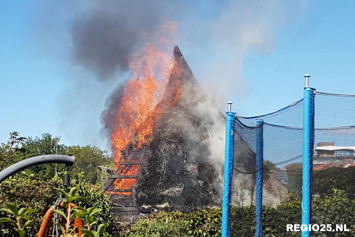 Derde keer brand in schuur Bossulaan