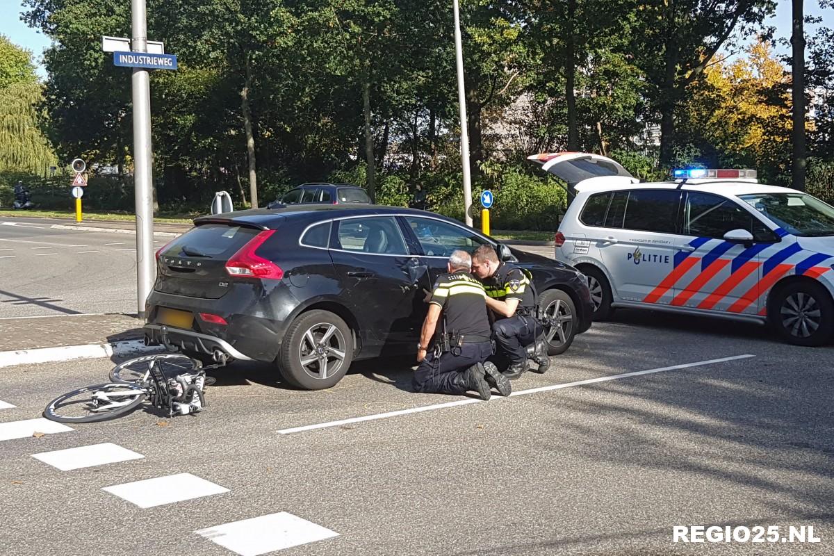 Wielrenner gewond na botsing