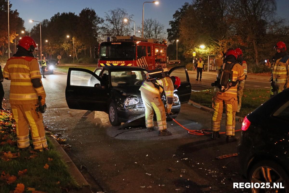 Verkeershinder door kettingbotsing