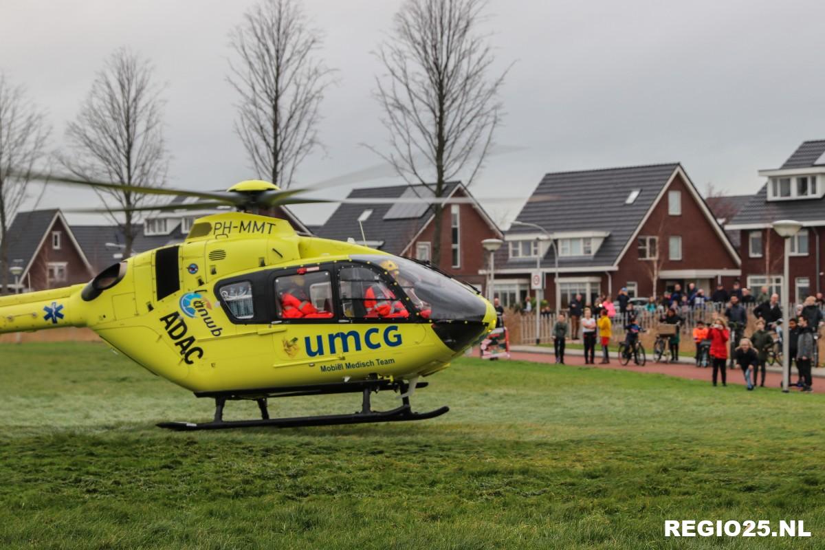 Veel bekijks bij traumahelikopter