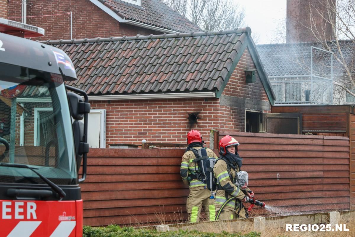 Vogels komen om bij forse brand