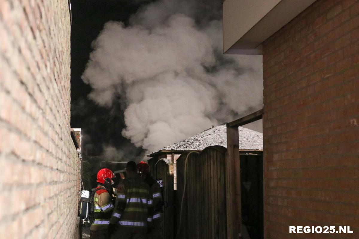 Schuurtje verwoest door brand