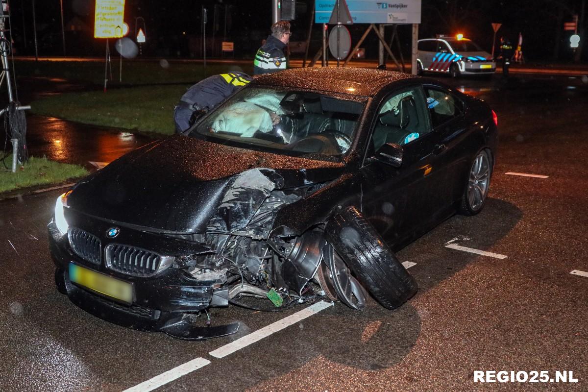 Man aangehouden na crash met auto