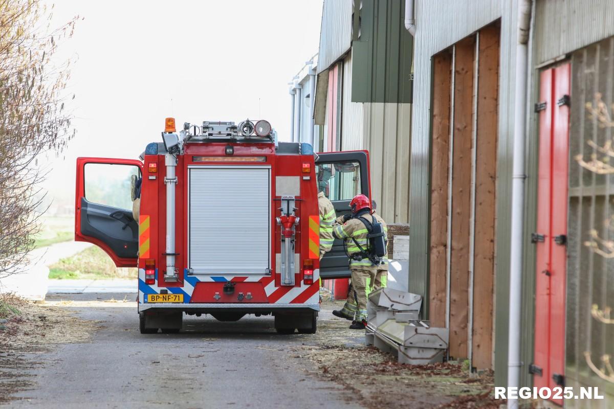 Brand in loods in de kiem gesmoord