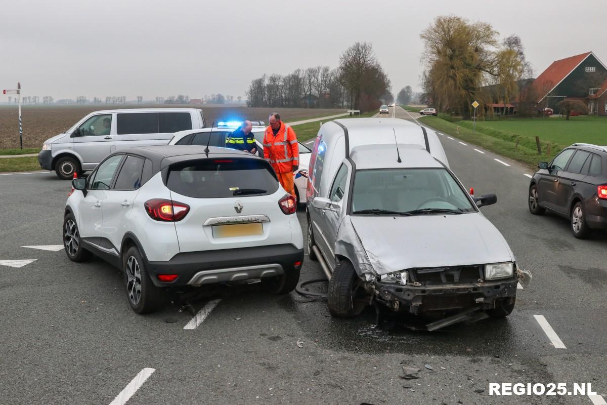 Veel schade bij aanrijding