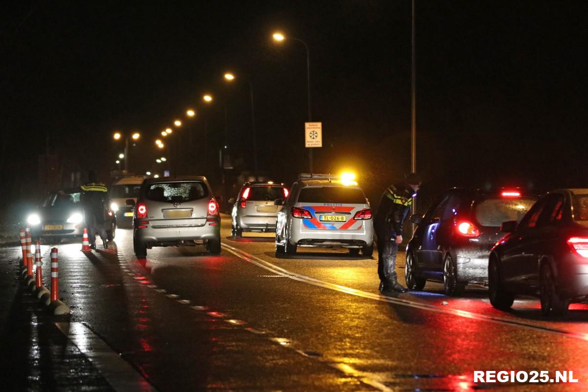 Politie opnieuw in actie, Urk afgezet