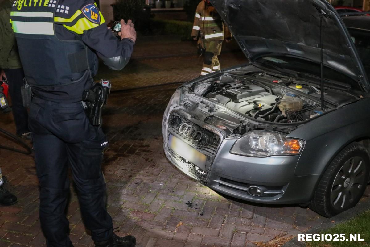 Brandje in Audi snel geblust