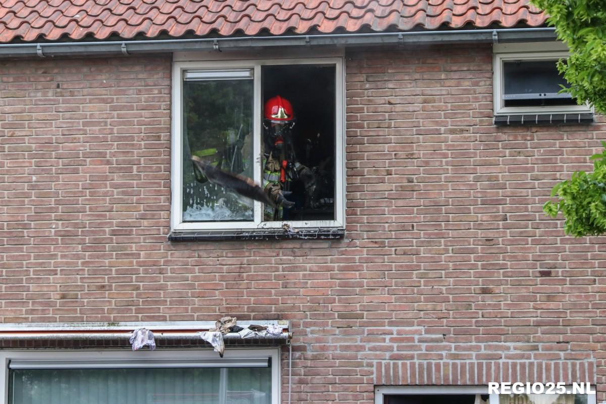 Brand in woning snel geblust