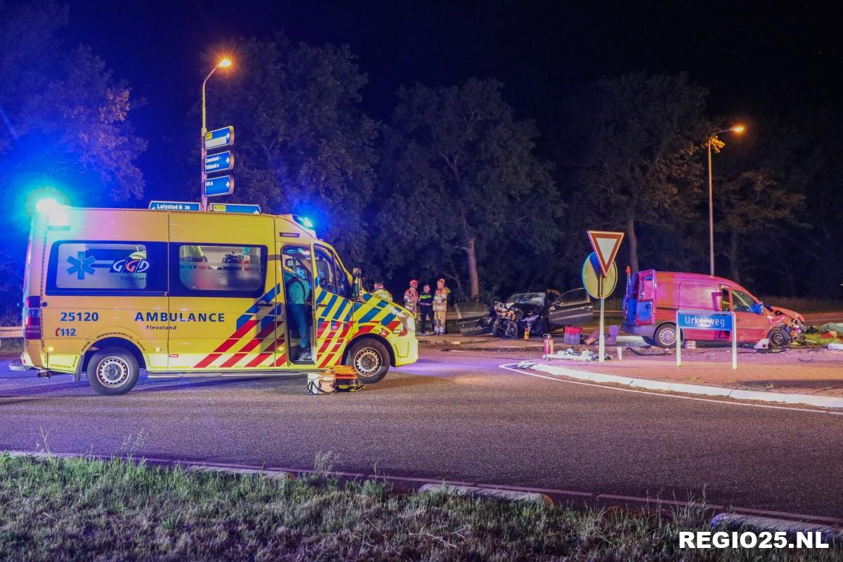 Gewonden bij ernstige aanrijding