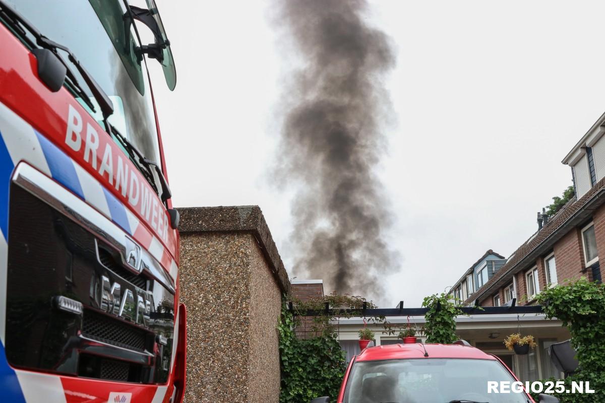 Asbest vrijgekomen bij brand in tuin