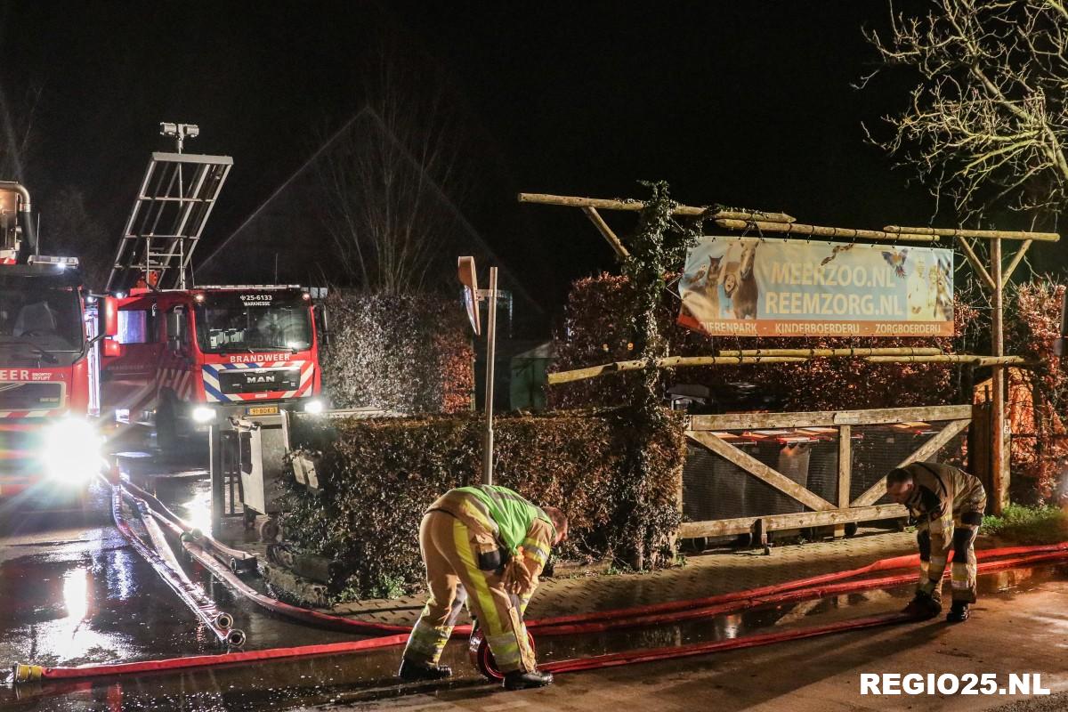 Brand bij MeerZoo snel geblust