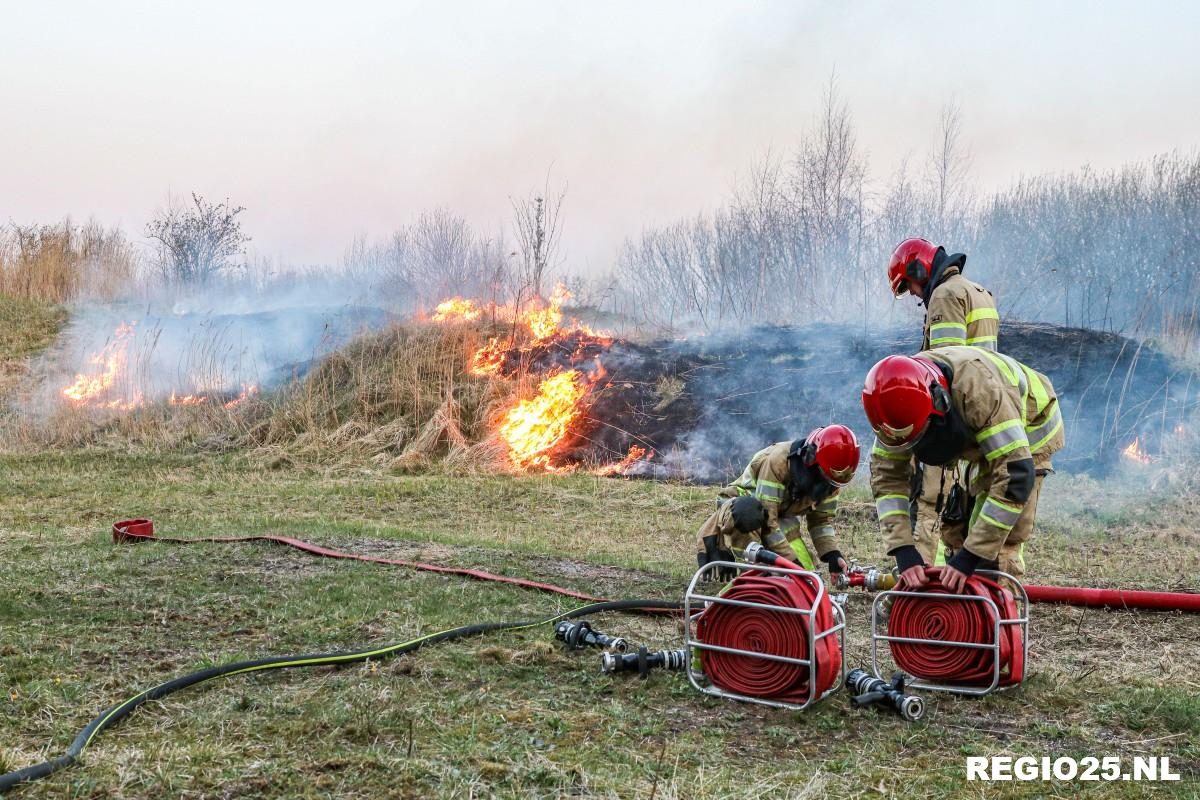 Brand in Urkerbos snel geblust