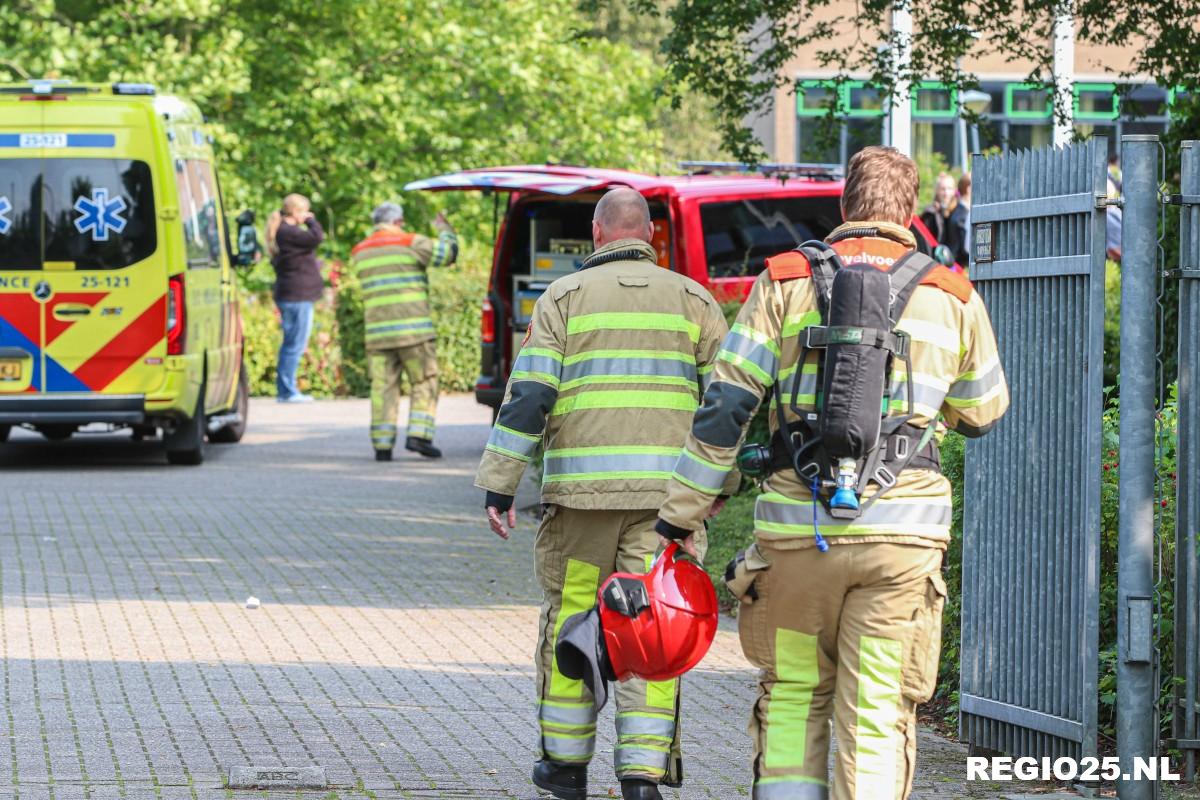 School ontruimd door brand