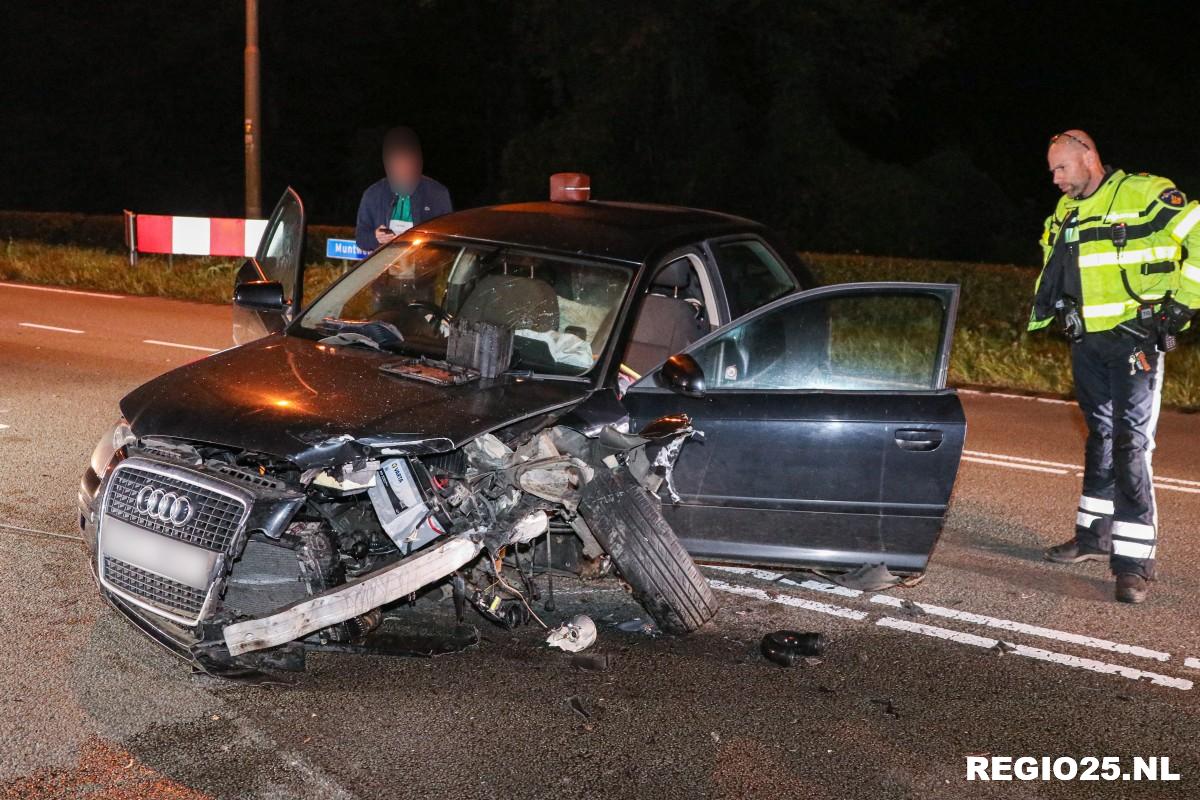 Auto’s fors beschadigd bij aanrijding