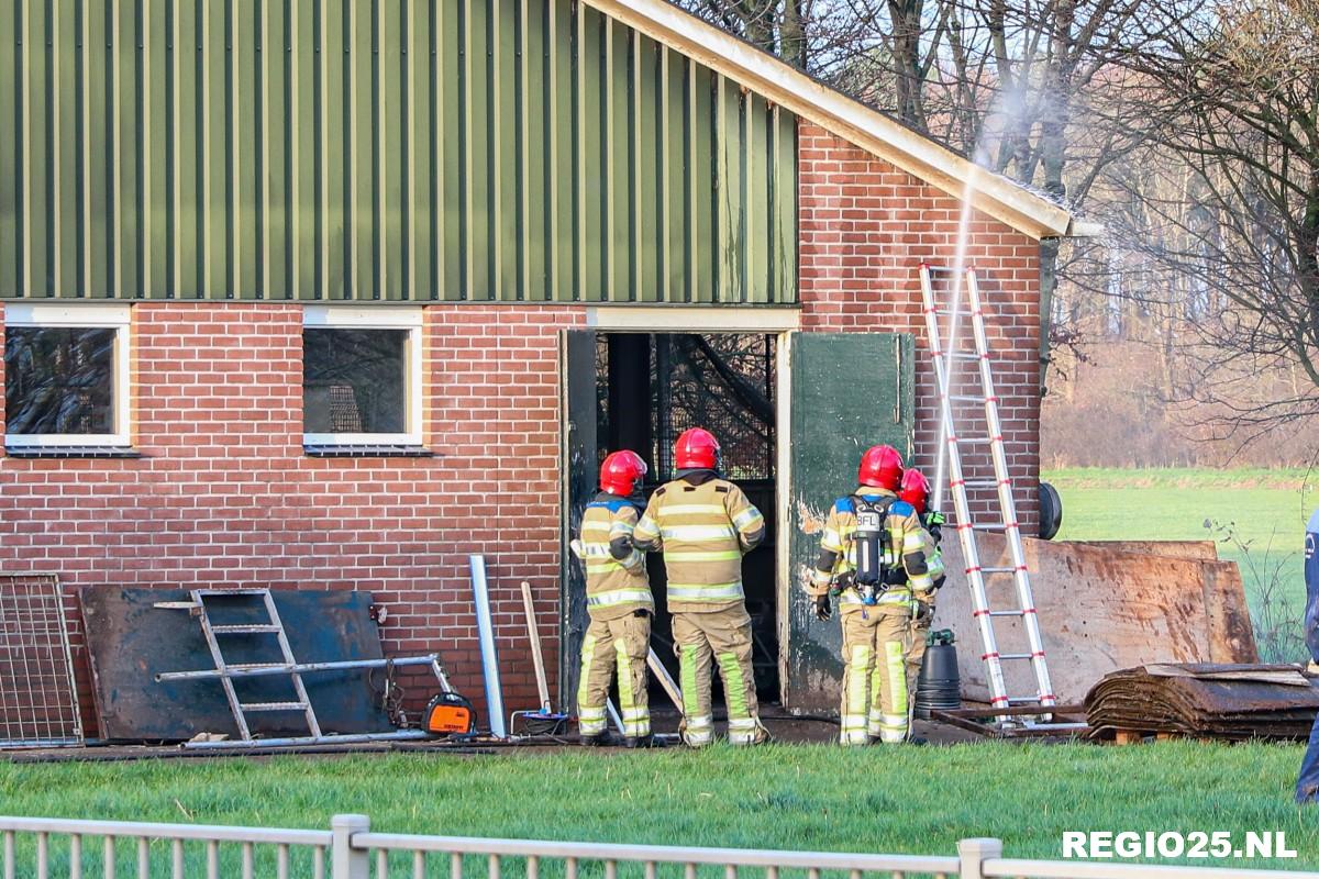 Brandweer rukt uit voor ‘stalbrand’