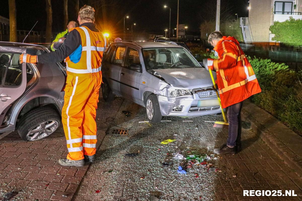 Achtervolging eindigt in aanrijding op Lange Dam