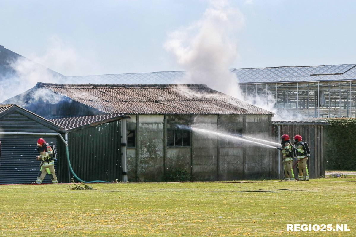 Korte maar felle schuurbrand