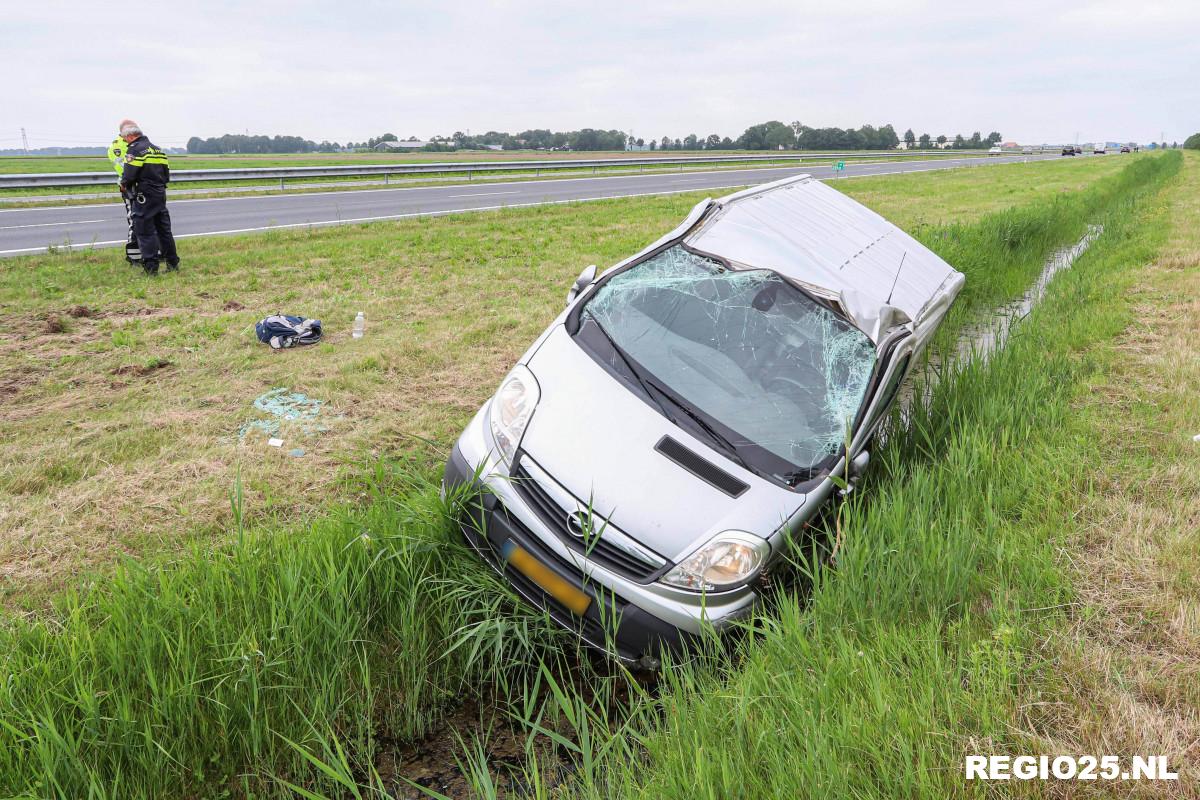 Geluk bij een ongeluk op de N50