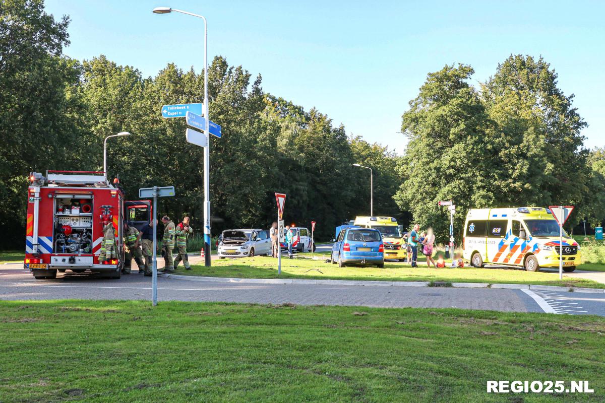 Kinderen ongedeerd bij aanrijding