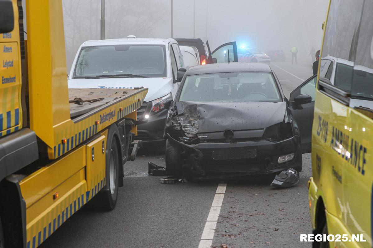 Forse schade bij aanrijding Kamperweg