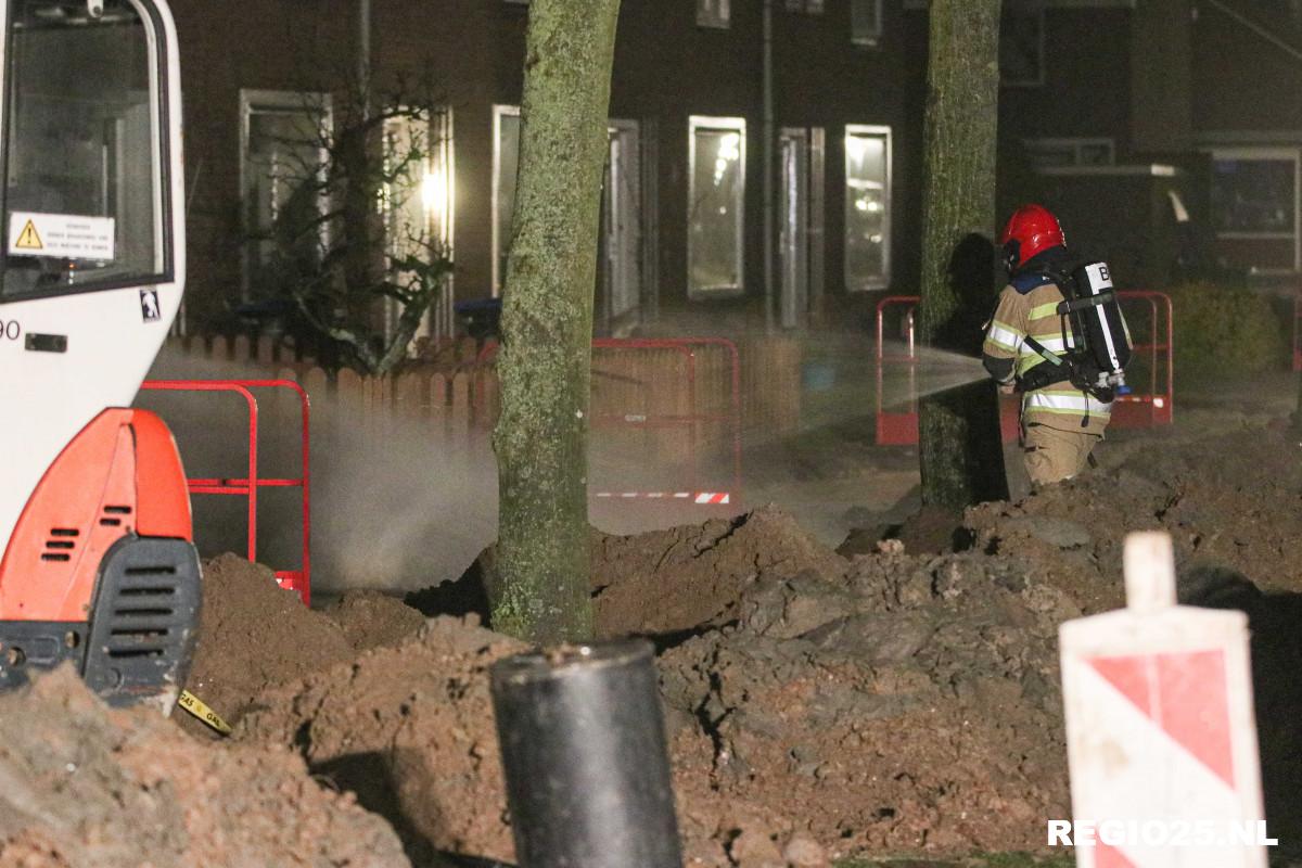 Gaslek door waterlekkage, woningen ontruimd