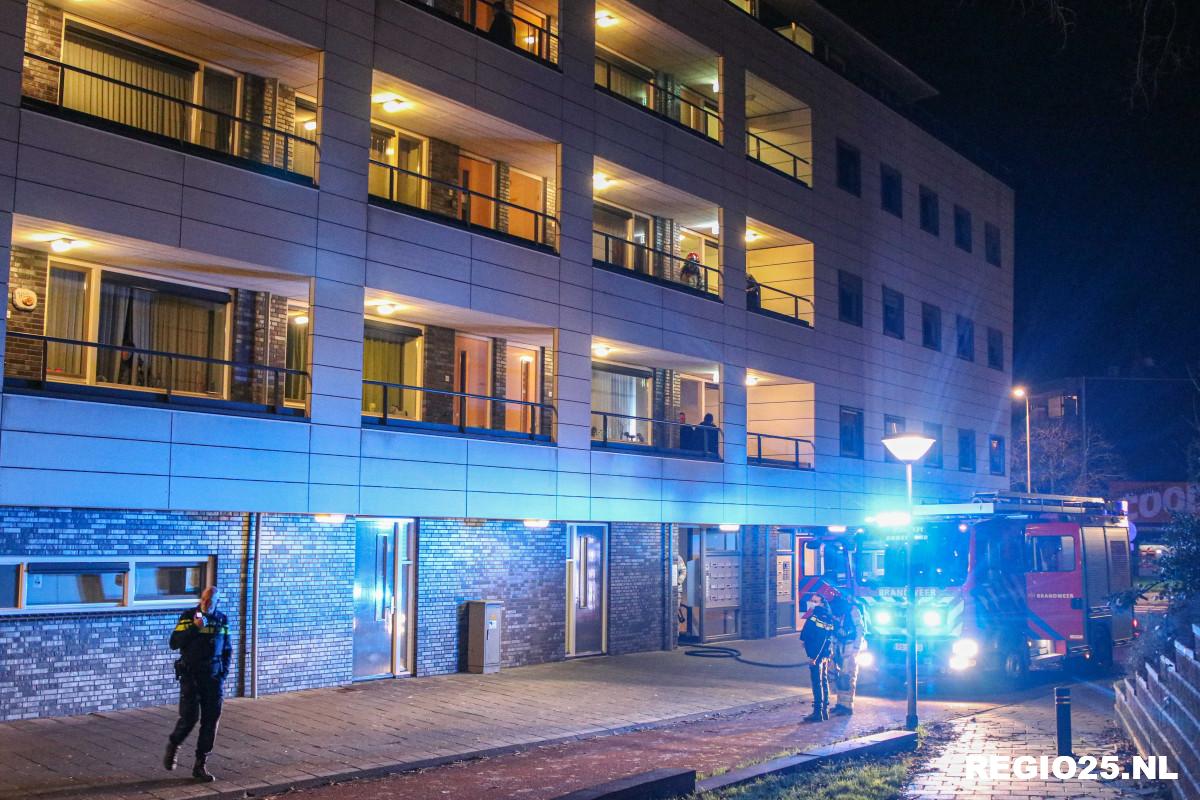 Kleine brand in appartement Parkflat